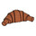 LEGO Dark Orange Croissant with Flat Ends (3346 / 67338)