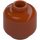 LEGO Dark Orange Minifigure Head (Safety Stud) (3626 / 88475)