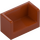 LEGO Dark Orange Panel 1 x 2 x 1 with Closed Corners (23969 / 35391)