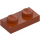 LEGO Dark Orange Plate 1 x 2 (3023 / 28653)