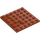 LEGO Dark Orange Plate 6 x 6 (3958)