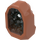 LEGO Dark Orange Rock with Transparent Light Blue Crystal (49656)