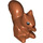 LEGO Dark Orange Squirrel with Brown Nose (98480)