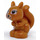 LEGO Dark Orange Squirrel with Large Brown Eyes (49086)