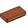 LEGO Dark Orange Tile 1 x 2 with Groove (3069 / 30070)