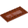 LEGO Dark Orange Tile 4 x 8 Inverted (83496)