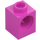 LEGO Dark Pink Brick 1 x 1 with Hole (6541)