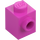 LEGO Dark Pink Brick 1 x 1 with Stud on One Side (87087)