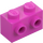 LEGO Dark Pink Brick 1 x 2 with Studs on One Side (11211)