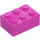 LEGO Dark Pink Brick 2 x 3 (3002)