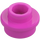 LEGO Dark Pink Plate 1 x 1 Round with Open Stud (28626 / 85861)