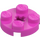 LEGO Dark Pink Plate 2 x 2 Round with Axle Hole (with &#039;+&#039; Axle Hole) (4032)