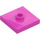 LEGO Dark Pink Plate 2 x 2 with Groove and 1 Center Stud (23893 / 87580)