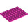 LEGO Dark Pink Plate 6 x 8 (3036)