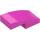 LEGO Dark Pink Slope 1 x 2 Curved (3593 / 11477)