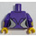 LEGO Dark Purple Batgirl - Smiling Minifig Torso (973 / 76382)