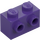 LEGO Dark Purple Brick 1 x 2 with Studs on One Side (11211)