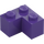 LEGO Dark Purple Brick 2 x 2 Corner (2357)