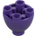 LEGO Dark Purple Brick 2 x 2 x 1.3 Round Inverted Dome (24947)