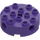 LEGO Dark Purple Brick 4 x 4 Round with Holes (6222)