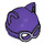 LEGO Dark Purple Catwoman Mask with Silver Goggles (29292 / 54959)