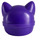 LEGO Dark Purple Catwoman Mask with Silver Goggles (29292 / 54959)