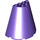 LEGO Dark Purple Cone 8 x 4 x 6 Half (47543 / 48310)