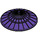 LEGO Dark Purple Conical Asian Hat (24458 / 93059)