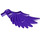 LEGO Dark Purple Feathered Wing (11100)