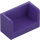 LEGO Dark Purple Panel 1 x 2 x 1 with Closed Corners (23969 / 35391)