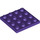 LEGO Dark Purple Plate 4 x 4 (3031)