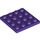 LEGO Dark Purple Plate 4 x 4 (3031)