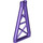 LEGO Dark Purple Support 1 x 6 x 10 Girder Triangular (64449)