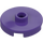 LEGO Dark Purple Tile 2 x 2 Round with Stud (18674)