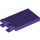 LEGO Dark Purple Tile 2 x 3 with Horizontal Clips (Thick Open &#039;O&#039; Clips) (30350 / 65886)