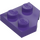 LEGO Dark Purple Wedge Plate 2 x 2 Cut Corner (26601)