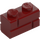 LEGO Dark Red Brick 1 x 2 with Embossed Bricks (98283)