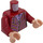 LEGO Dark Red Mafalda Hopkirk Minifig Torso (973 / 76382)