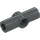 LEGO Dark Stone Gray Angle Connector #2 (180º) (32034 / 42134)