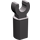 LEGO Dark Stone Gray Bar Holder with Clip (11090 / 44873)