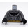 LEGO Dark Stone Gray Batman Torso with Black Logo, Gold Belt and Black Hands (973 / 76382)