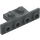 LEGO Dark Stone Gray Bracket 1 x 2 - 1 x 4 with Rounded Corners and Square Corners (28802)