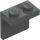 LEGO Dark Stone Gray Bracket 1 x 2 with 2 x 2 (21712 / 44728)