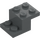 LEGO Dark Stone Gray Bracket 2 x 3 with Plate and Step without Bottom Stud Holder (18671)