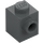 LEGO Dark Stone Gray Brick 1 x 1 with Stud on One Side (87087)