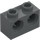 LEGO Dark Stone Gray Brick 1 x 2 with 2 Holes (32000)