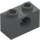 LEGO Dark Stone Gray Brick 1 x 2 with Hole (3700)