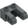 LEGO Dark Stone Gray Brick 1 x 2 with Pin Hole and 2 Half Beam Side Extensions with Axle Hole (49132 / 85943)