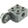 LEGO Dark Stone Gray Brick 2 x 2 with Hole, Half Rotation Joint Ball Vertical (48171 / 48454)