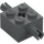 LEGO Dark Stone Gray Brick 2 x 2 with Pins and Axlehole (30000 / 65514)